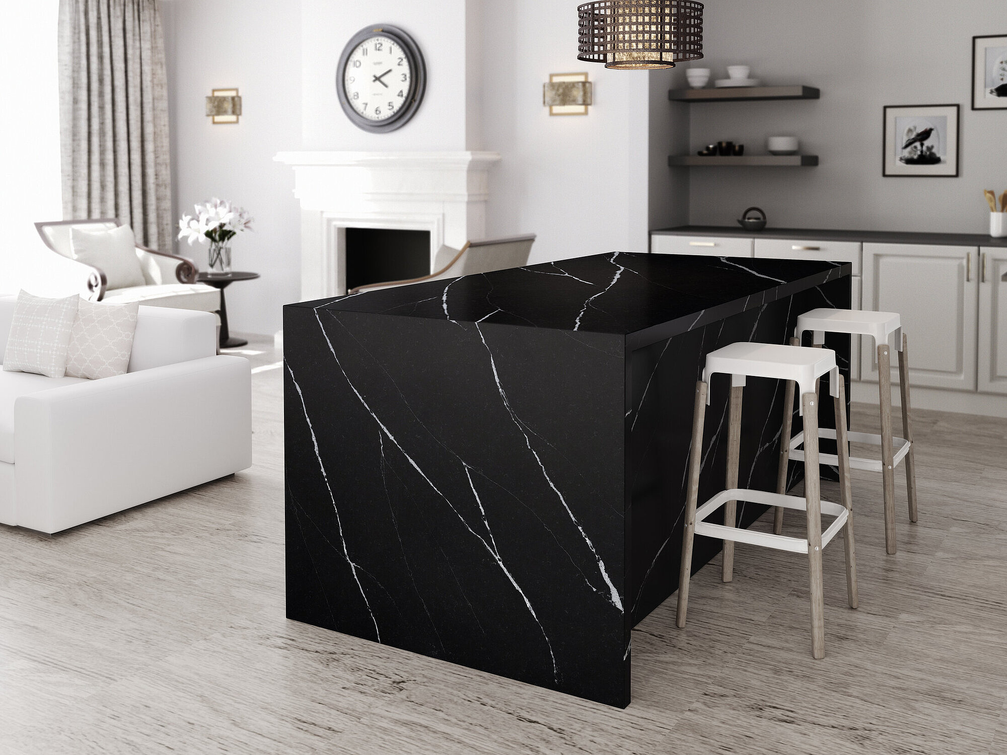 SteinArt Manufaktur Dekton Arbeitsplatte Kücheninsel SteinArt Manufaktur Dekton Arbeitsplatte Kücheninsel